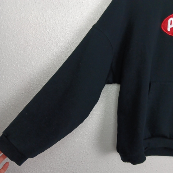Parade Hoodie Size XL Black Red Logo Womens Sweatshirt Pullover Athleisure - Picture 5 of 9